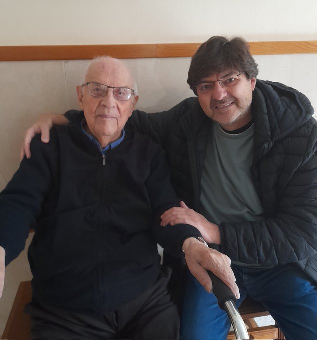 Climent Forner, patriarca de les lletres berguedanes, fa 97 anys!